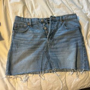 Aero denim skirt